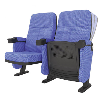 Cinema chair factory EVO5601T plastic cinema theater chair with cup hole and headrest in cinema 6