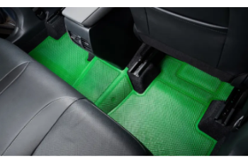 Car Mat Luxury High Grade PVC Lux Series Nylon-Bound Edge For 3 Row Vehicles Durable Flexible Waterproof Odorless 5