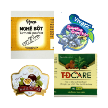 Fast Delivery Cheap Custom Food Labels Plastic Decals Matt Lamination Use For Food Packed In Cartons Made In Vietnam 4