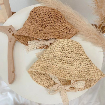 Handmade Straw Hat For Kids Fast Delivery Top Favorite Product Straw Hat For Baby Girls Custom Color Packing In Polybag 2