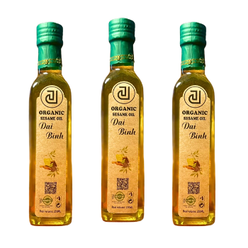 Good For Health Organic Sesame Oil 250ml Natural Rich Nutrition Dai Binh Cheap Price Virgin Sesame Oil Pure Made In Vietnam 3