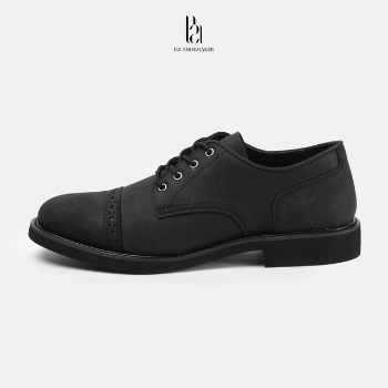 Oxford The Waxy Derby Dress Shoes High Quality Fashion Office B21 Shoe Maker Lace Up Brogue From Vietnam Manufacturer 8