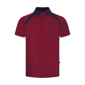 Sport Regular-Fit Polo Shirt with Contrast Curved Panels Down Raglans Front Men Polo Shirts New Arrival Polo Shirts For Men 4