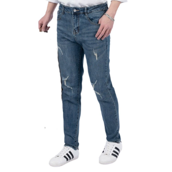 Skinny Jeans Men Fast Delivery Sustainable In-Stock Items 2% Spandex + 98% Cotton Button Fly Vietnam Manufacturer 2