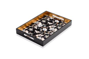 Hot sell Vietnamese Luxury Mother of Pearl inlaid Mosaic Lacquer Tissue Boxes and Jewelry Box 5