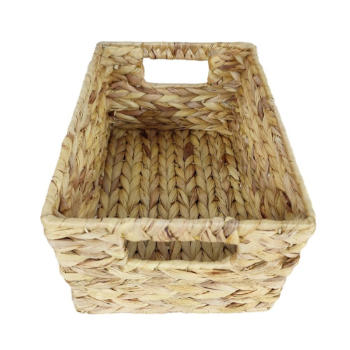 Vietnam Export Storage Container Hyacinth Flat Straps Basket Boat Shape from Vietnam Manufacturer 5