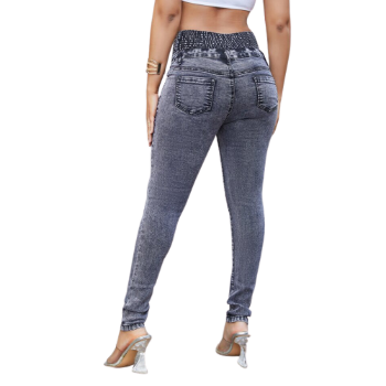 Women'S Jeans Cargo Pants Fast Delivery Women Regular Fit Type Button Fly Jeans fabric suppliers Vietnamese Supplier 5