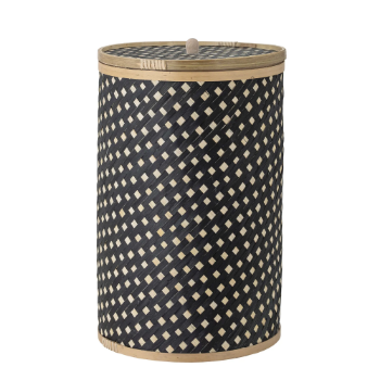 Bamboo laundry basket with lid, Multi-purpose storage basket, home organization accessory, highly aesthetic wholesale available.