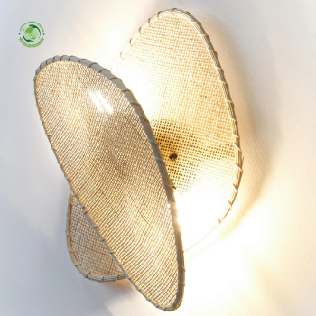 Bamboo Wall Lamps, bamboo handmade, Lamps made from handmade materials, home decoration accessories, wholesale.