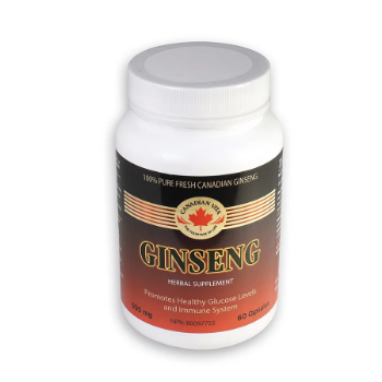 Canadian Vita Dried Ginseng 500mg 5-year-old Canadian ginseng capsules 2