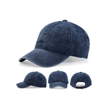 Dad Hat Blank Pigment Wash Front Panels Denim Dad Hat Two Colors Custom Logo Low MOQ Bucket Cap Denim From Viet Nam Manufacturer 6