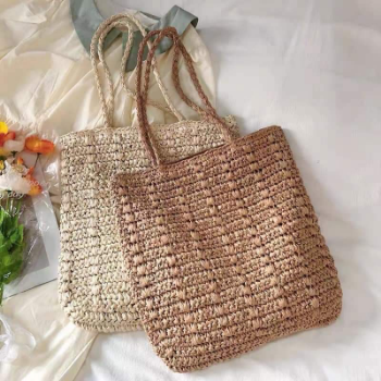 Good Quality in Vietnam Travel Beach Woven Handbag Woven Shoulder Bag Beach Bag Crochet Knit Purse for Women Girl  From Manufacturer Vietnam 6