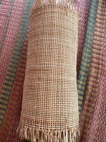 Hot Sale Square Mesh Rattan Cane Webbing Roll Eco-Friendly Used For Living Room Furniture And Handicrafts Customized Packing 4