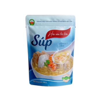 Seafood soup with fat choy Variety fresh ingredients using for baby ISO VIETGAP HACCP packing in bag Vietnam Manufacturer 3