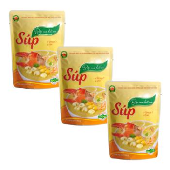 Corn with crab and lotus seed soup High Specification fresh ingredients ready to eat packing in bag Vietnam Manufacturer 1