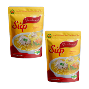 Pig brain macaroni soup with carrot instant soup High Specification No preservatives ready to eat made in Vietnam 1