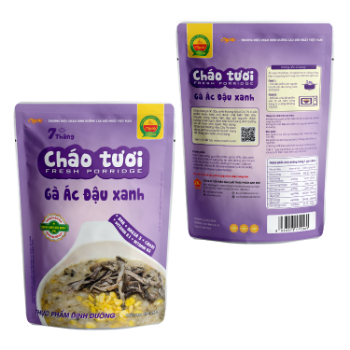 Black Chicken & Mung Bean Fresh ready to eat porridge High Quality No preservatives ready to eat made in Vietnam Manufacturer 1