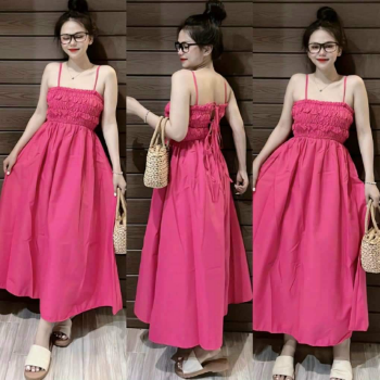 Ladies Dresses Casual Sexy Easy To Wear Natural Fashion Washable Each One In Poly Bag Made In Vietnam Manufacturer 3