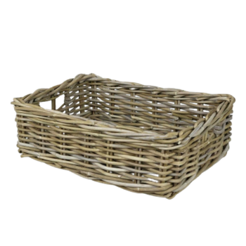 OEM ODM Service Top Brand Selling Wholesaler Best Manufacturer Handicraft Bamboo Rattan Long Tray With Handle Bulk 8