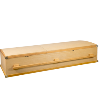 Biodegradable Caskets And Coffins Funeral Modern Casket Wooden Coffin For Adult Customized Service Eco-friendly Made In Vietnam 1