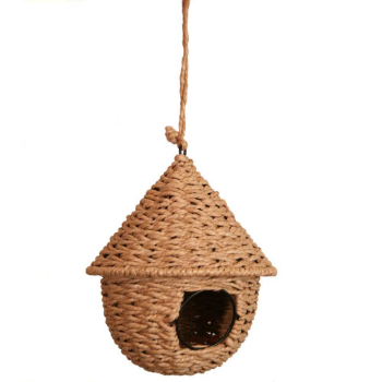 Birdhouse woven eco rattan, Pet accessories made from natural materials and stylish home decoration, Wholesale.