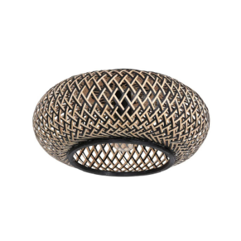 Black Bamboo Ceiling Lamp, Lamps made from handmade materials, home decoration accessories, wholesale.