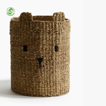 Braided storage basket, Home accessories Natural materials that are safe for health and aesthetically pleasing wholesale.
