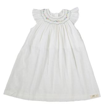 High Grade Baby Smocked Dress ODM And OEM High Quality For Baby Girl Short Sleeve From Vietnam Manufacturer 2