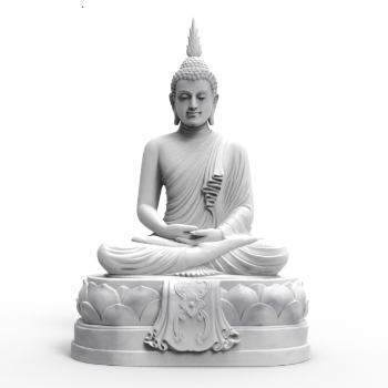 High Quality Stone Gautama Buddha Statue Natural Stone Garden Statues OEM ODM Packed In Wooden Case Vietnam Manufacturer 2