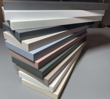 Ultra Gloss PET sheet HDF Carb P2 1220m x 2440mm 18mm High Glossy and Matte Surface LG PET lamination for interior furniture 5