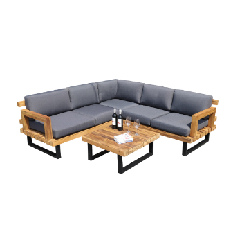 Garden Sofa Set High Quality Outdoor Sofa Set Garden Furniture Modern Style Factory Price Vietnam Manufacturer 4