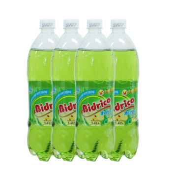 Fast Delivery Carbonated Soft Drink Apple Flavour 1.25L Bidrico Brand Iso Halal Haccp Beverage Packed In Bottle 5