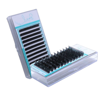 Good Quality Black Light OEM Lashes Fans Eyelash Extension 16D 003 New Environmental friendly Beauty Color Tray Promade Volume 7