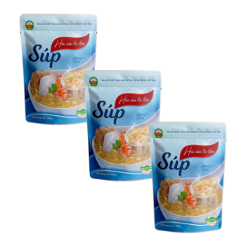 Seafood soup with fat choy Best Choice Variety fresh ingredients using for baby ISO VIETGAP HACCP packing in bag Vietnam Manufacturer 1