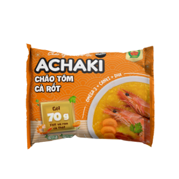 Achaki Shrimp and carrot instant porridge Reasonable Price & Best Choice  no added color using for baby made in Vietnam 1