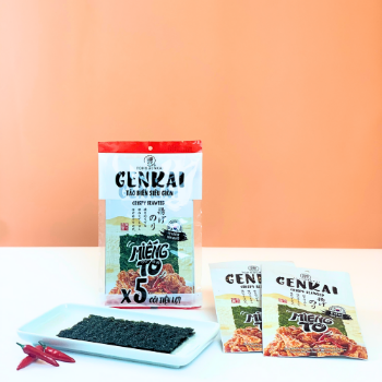 Roasted Seaweed Snack Korean Spicy Chicken Spicy Seaweed Snack 17.5G Good Price Crunchy Top Selling Product Dried Packed In Bag