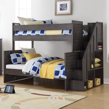 Drawers With Bunk Bed Adult Twin Over Full Bed Wooden Hardwood Modern For Sale Kids Bedroom Sets From Vietnam Manufacturer 5