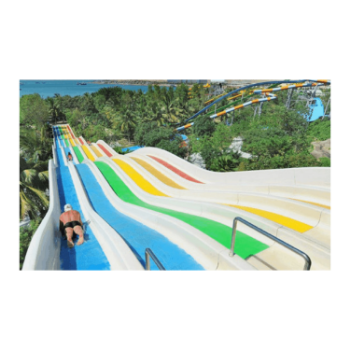 Rainbow Slide Cheap Price Alkali Free Glass Fiber Using For Water Park ISO Packing In Carton From Vietnam Manufacturer 8