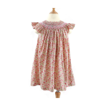 Good Price Baby Smocked Dress Top Selling Product ODM And OEM For Baby Girl Short Sleeve From Vietnam Manufacturer 2