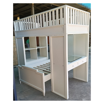 Loft Bed For Twin Over Full Bed Wooden Hardwood Top Sale Modern For Sale Kids Ready Export Worldwide From Vietnam Manufacturer 2