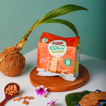 Hot Item TOPCOCO Coconut Cracker with Peanuts 150g 1