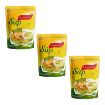 Seafood soup with asparagus instant soup Hot selling No preservatives ready to eat ISO VIETGAP HACCP packing in bag Vietnam  8