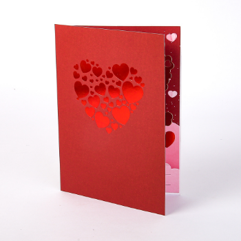 I Love You Holiday Card Pop Up 3D Pop Up Unique Design Unique Offset Printing Best Choice Fast Delivery Customized Vietnam 2