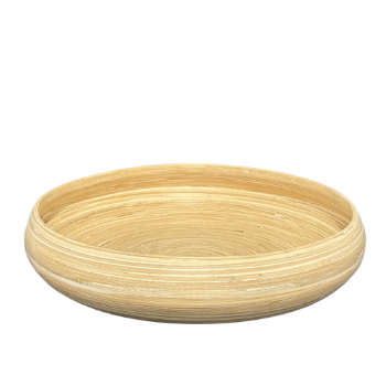 Good Price handicraft coiled bamboo ecofriendly Organic spun bamboo bowls safe for health Homeware Crafts Made In Vietnam 2