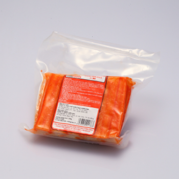 ISO HACCP Factory price Premium quality Frozen IMITATION CRAB MEAT Vacuum pack 500g Made in Vietnam Topping noodles - salad 1