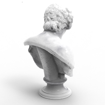 Special Item Portrait of Antinous Greek Statue Natural Marble Stone OEM ODM Packed Styrofoam Box Vietnam Manufacturer 3