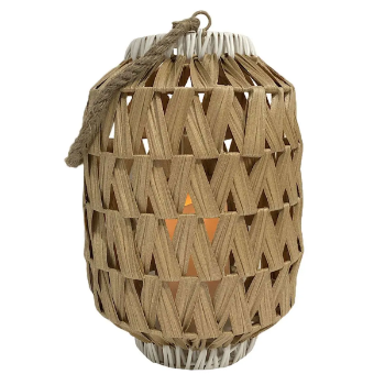Candle lantern, with jute rope handle, Seagrass Lanterns, Craft Lamps, Home Decor, Eco Friendly Home Decor, Wholesale.