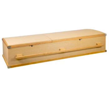 Caskets And Coffins Natural Wood Modern OEM ODM Funeral Equipment Wooden American Style Casket Biodegradable Vietnam Factory 5