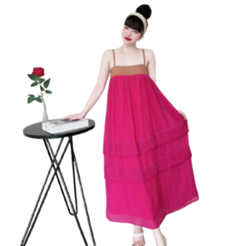 Women Dresses Sexy Competitive Price 100% Linen ODM Washable Customized Packaging From Vietnam Manufacturer  12