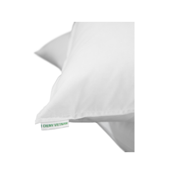 The New White Microfiber Cotton Pillow Cotton And Polyester Air-Permeable Use For Hotel Pack In Box Made In Vietnam Chumy 3